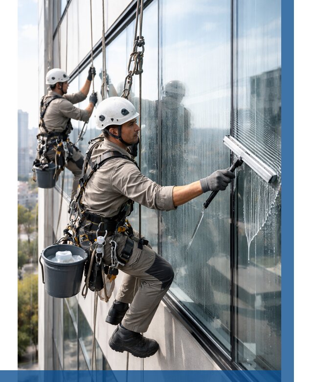 Мойка окон альпинистами в Тихвине от 4918 р. | ВЫСОТНИК-Тхв