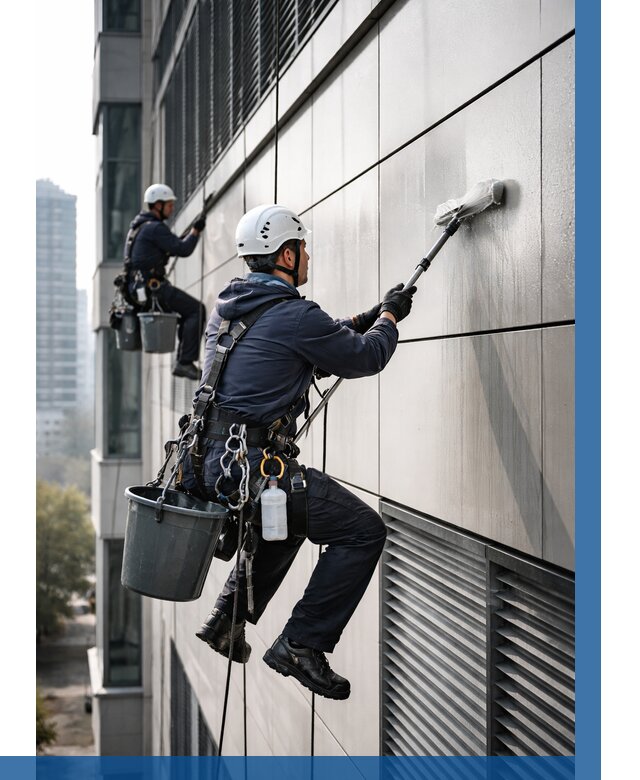 Мойка вентилируемого фасада в Тихвине от 273 р. | ВЫСОТНИК-Тхв