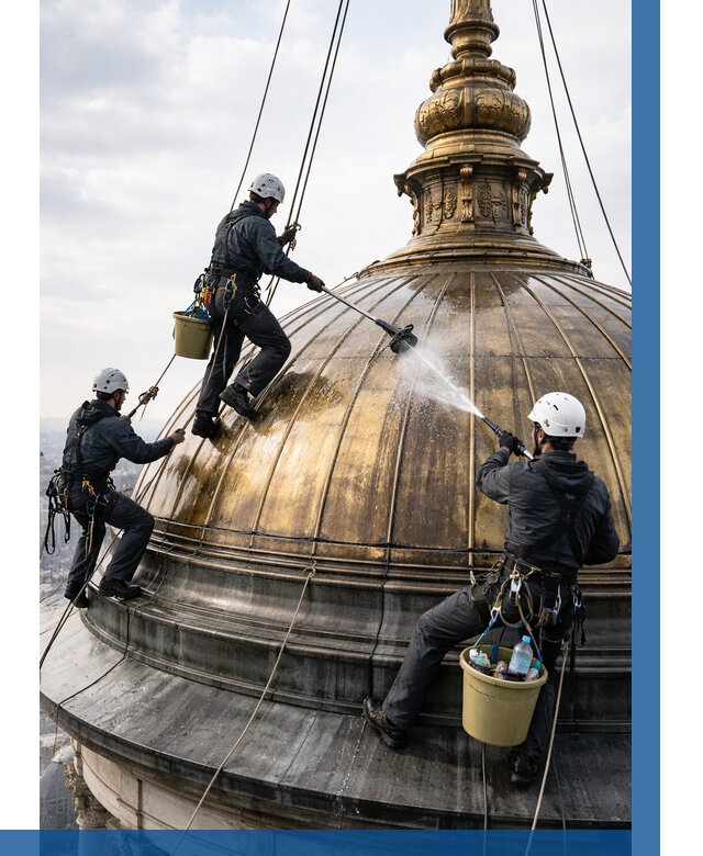 Мойка куполов и шпилей в Тихвине от 8742 р. - заказать | ВЫСОТНИК-Тхв