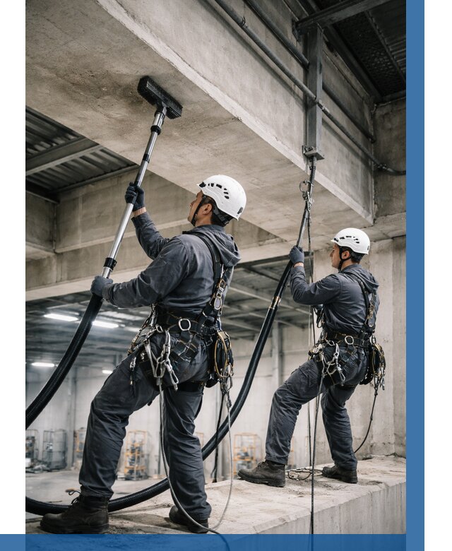 Обеспыливание потолочных конструкций в Тихвине от 273 р. |ВЫСОТНИК-Тхв