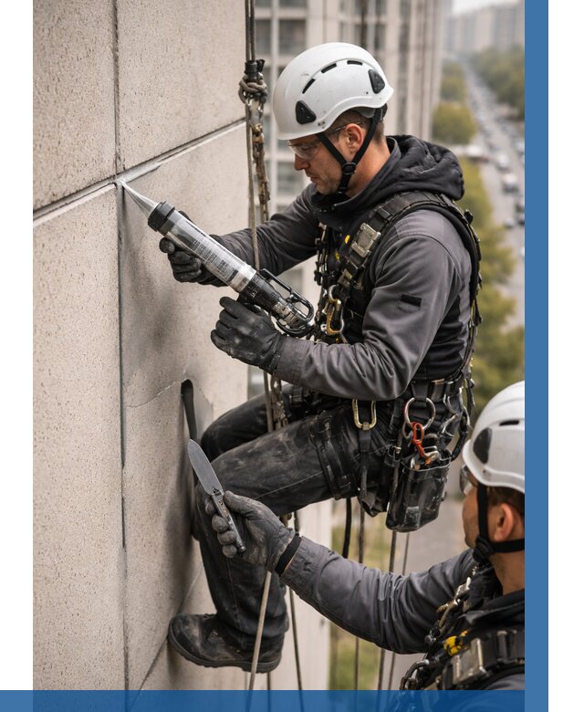 Первичная герметизация швов в Тихвине от 656 р. | ВЫСОТНИК-Тхв