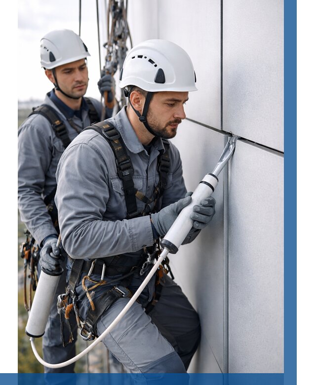 Герметизация швов вилатермом в Тихвине от 656 р. | ВЫСОТНИК-Тхв