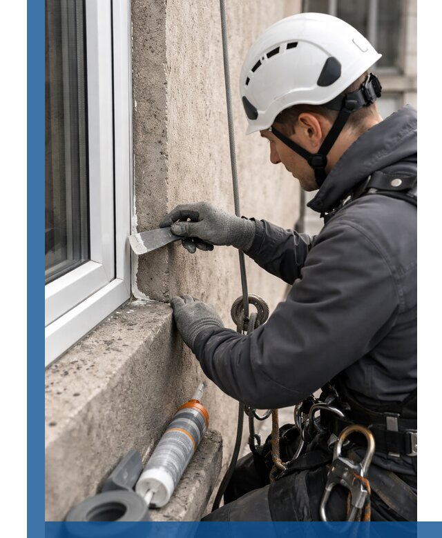 Герметизация монтажных швов окон в Тихвине с гарантией качества