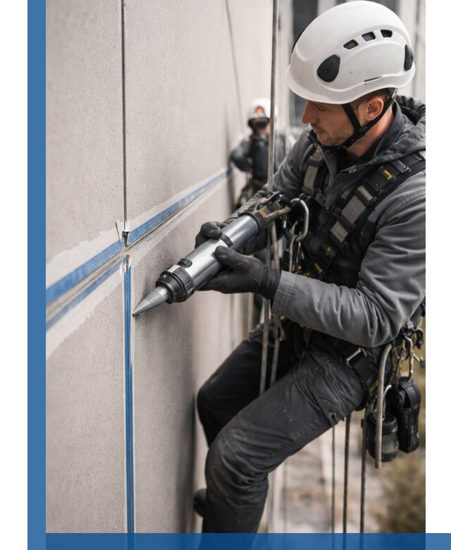 Герметизация стыков фасадных панелей в Тихвине качественно и быстро