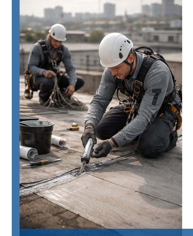 Аварийное и капитальное устранение протечек кровли в Тихвине