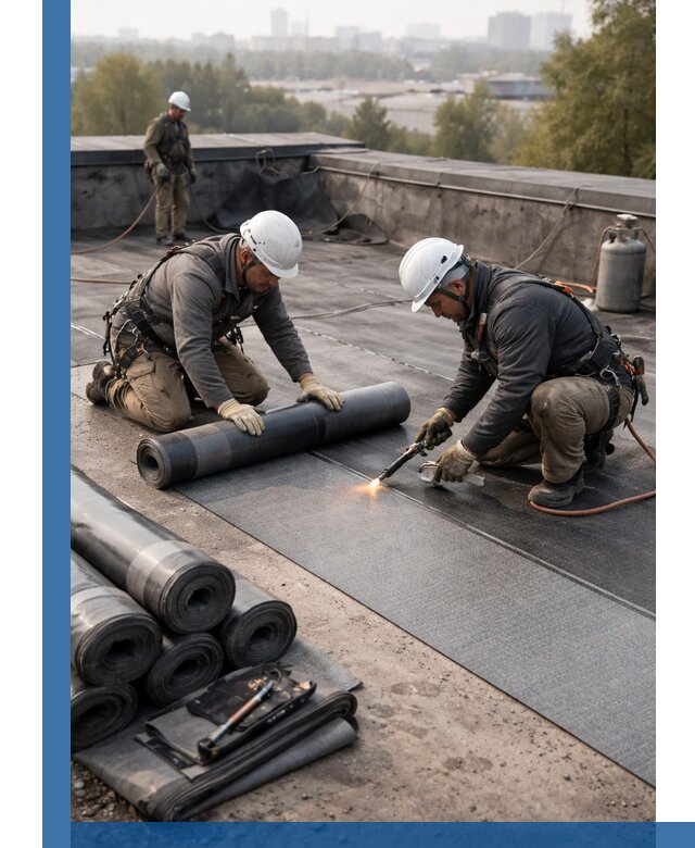 Монтаж мягкой кровли в Тихвине профессионально и надежно
