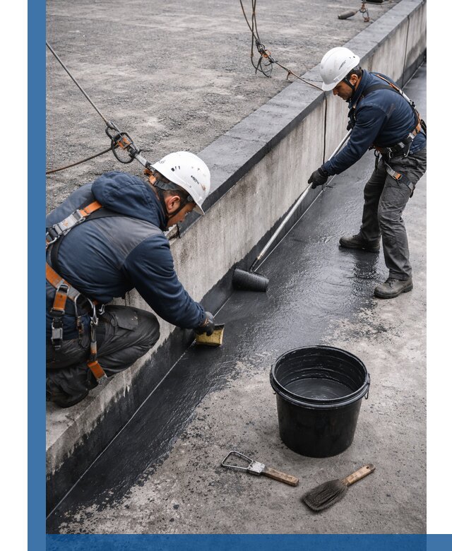 Гидроизоляция кровли жидкой резиной профессионально в Тихвине