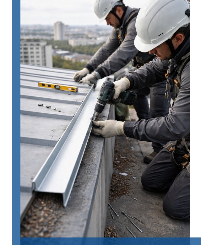 Монтаж капельника на кровле в Тихвине с гарантией качества