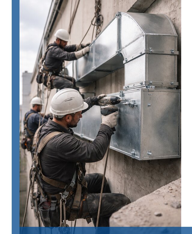 Профессиональный монтаж вентиляционных коробов в Тихвине под ключ