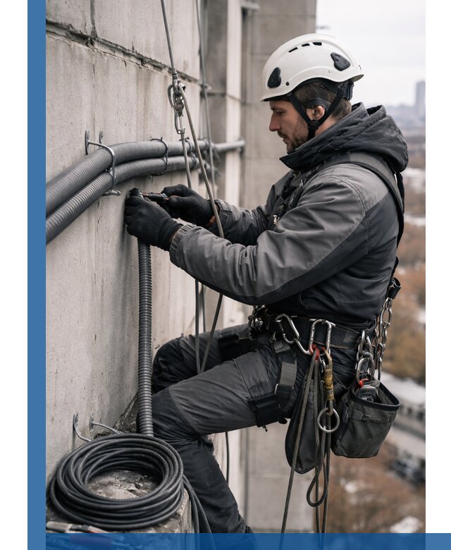 Профессиональный монтаж гофры для кабеля в Тихвине с гарантией