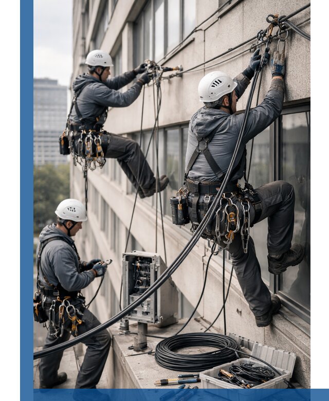 Прокладка оптоволоконного кабеля в Тихвине под ключ с тестированием