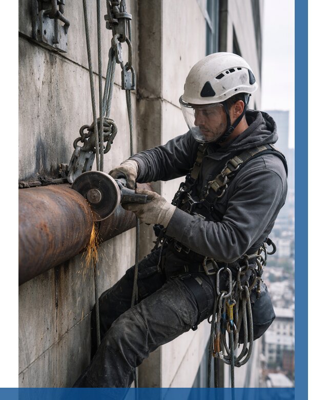 Резка металла на высоте в Тихвине по цене от 4918 р. | ВЫСОТНИК-Тхв