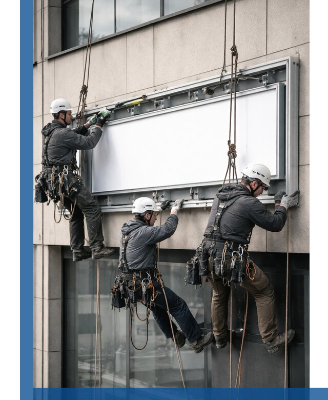 Профессиональный монтаж светового короба под ключ в Тихвине