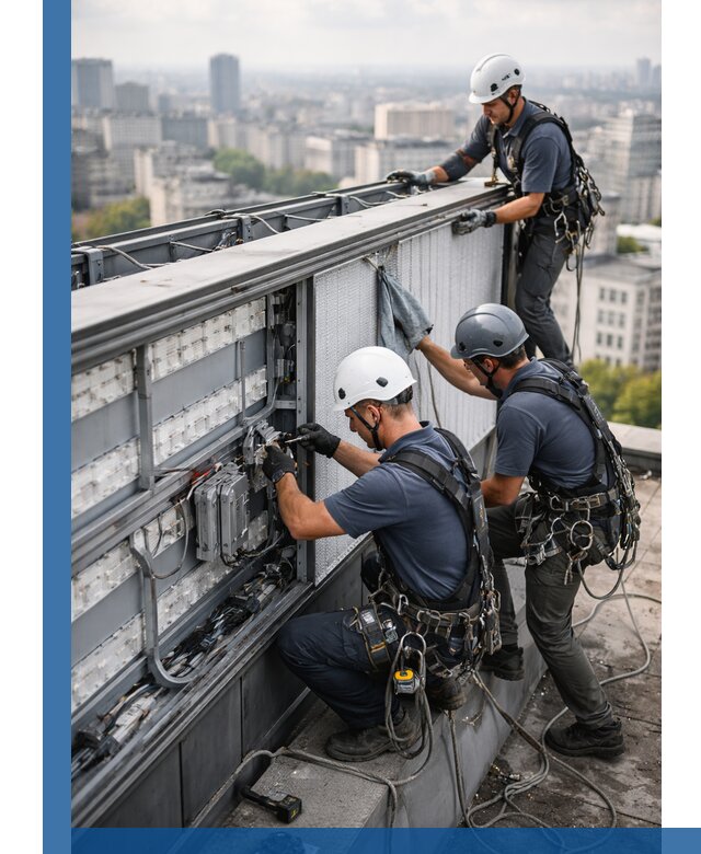 Профессиональное обслуживание крышной рекламы в Тихвине под ключ