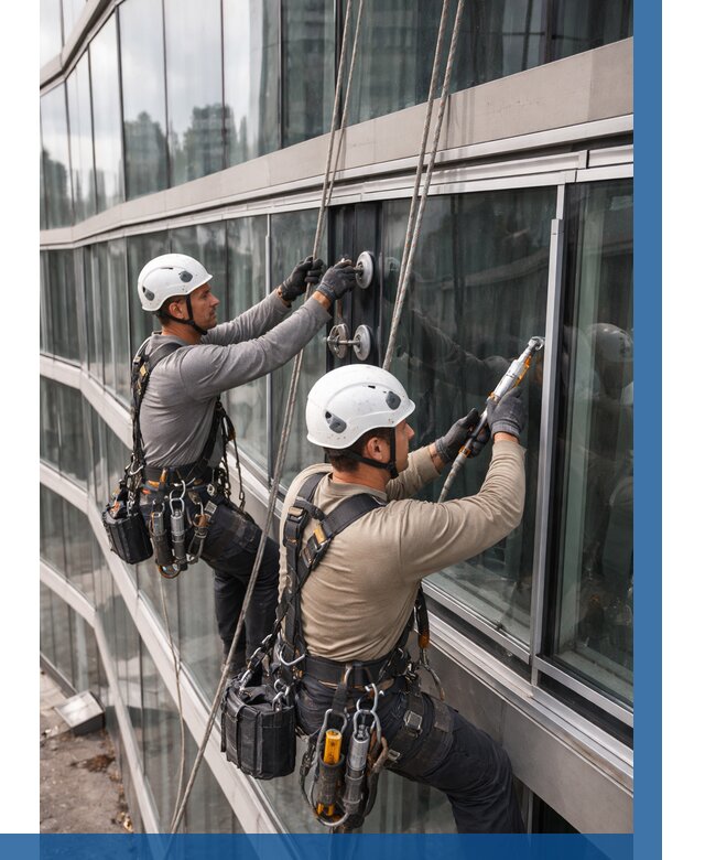 Радиусное остекление фасада в Тихвине от 13114 р. | ВЫСОТНИК-Тхв