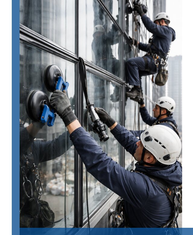 Радиусное остекление фасадов под ключ в Тихвине с гарантиями