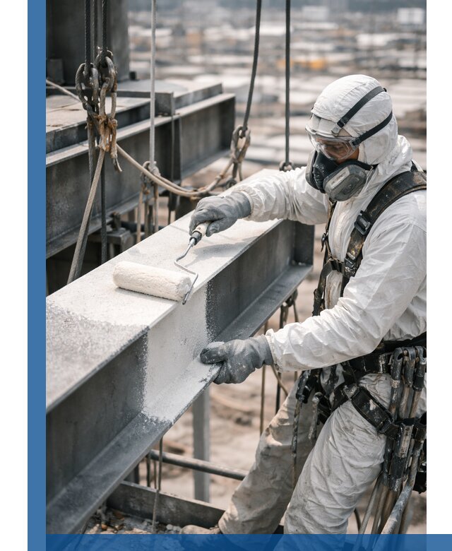 Профессиональная огнезащитная обработка металлоконструкций в Тихвине