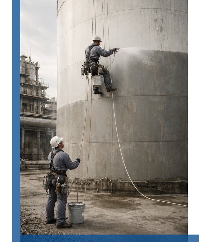 Покраска стальных резервуаров и емкостей в Тихвине профессионально