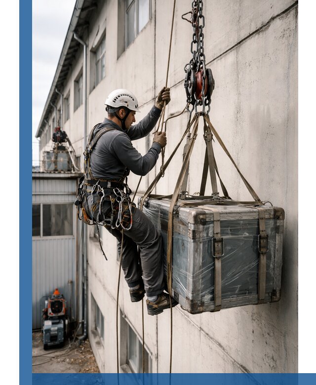 Подъем грузов на высоту в Тихвине для промышленных объектов