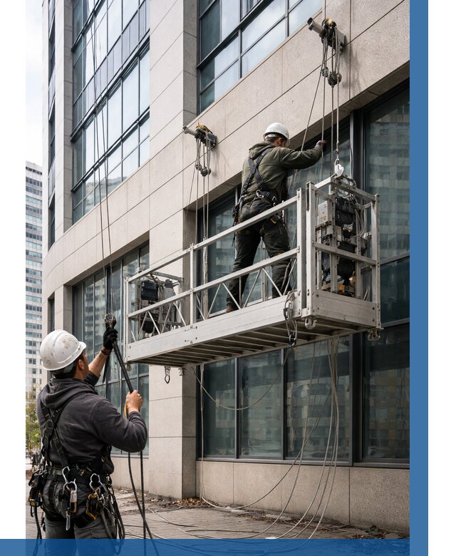 Монтаж и подъем фасадной люльки в Тихвине от 13114 р. | ВЫСОТНИК-Тхв