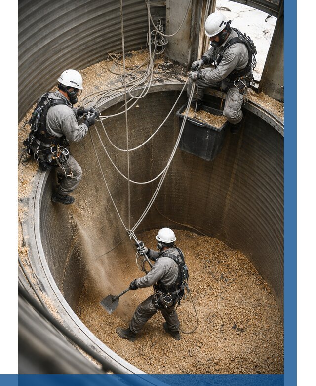 Чистка зерновых бункеров в Тихвине от 13114 р. | ВЫСОТНИК-Тхв