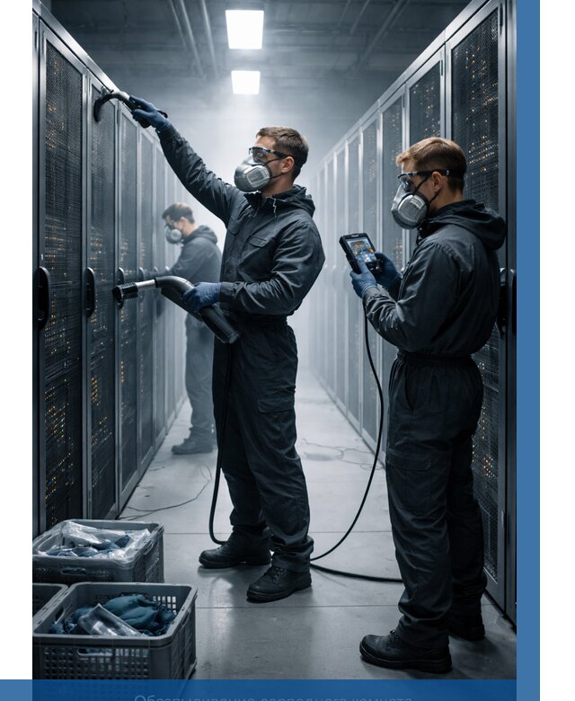 Обеспыливание серверной комнаты в Тихвине от 4918 р. | ВЫСОТНИК-Тхв