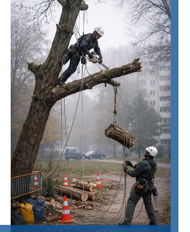 Удаление аварийных деревьев в Тихвине от 16392 р. | ВЫСОТНИК-Тхв