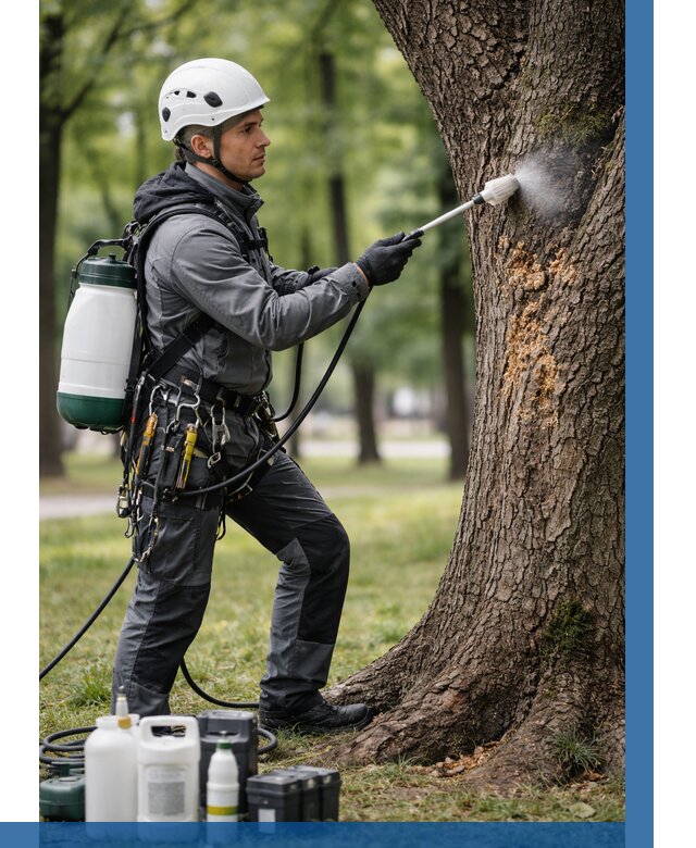 Обработка деревьев от вредителей в Тихвине от 4918 р. | ВЫСОТНИК-Тхв