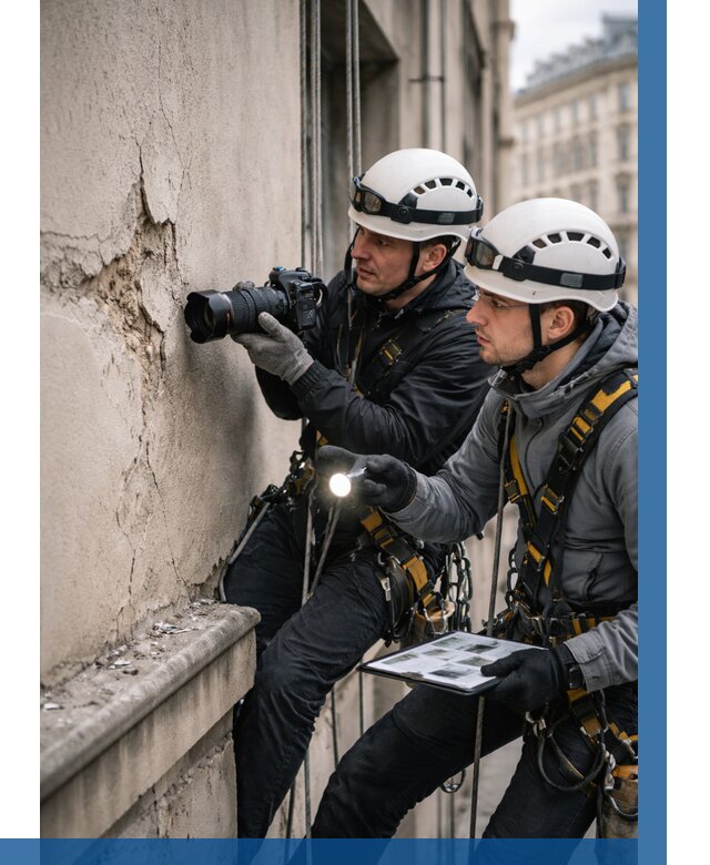 Фотофиксация дефектов фасада в Тихвине от 4918 р. | ВЫСОТНИК-Тхв