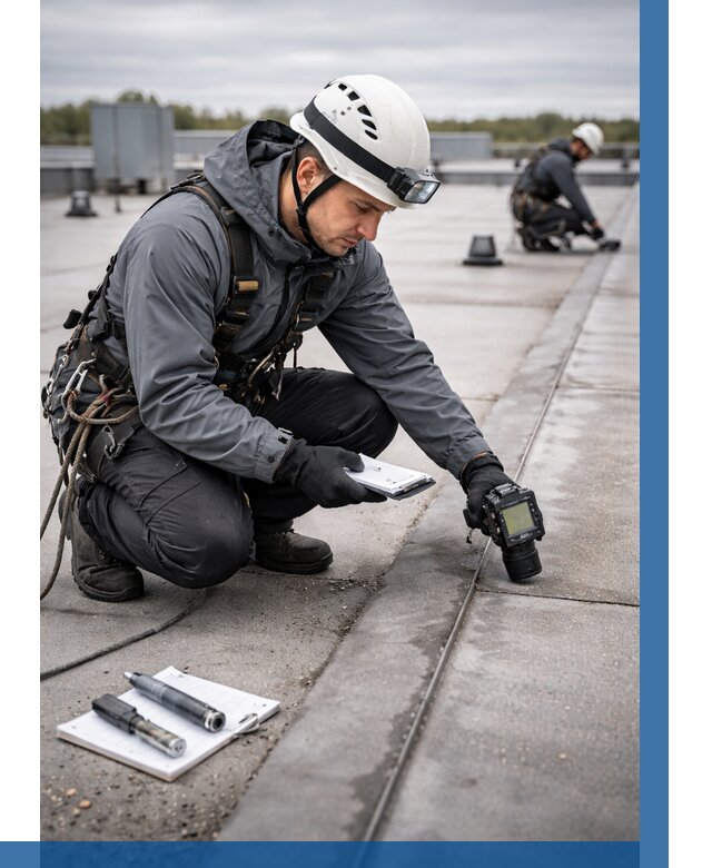 Обследование кровли на протечки в Тихвине от 4918 р. | ВЫСОТНИК-Тхв